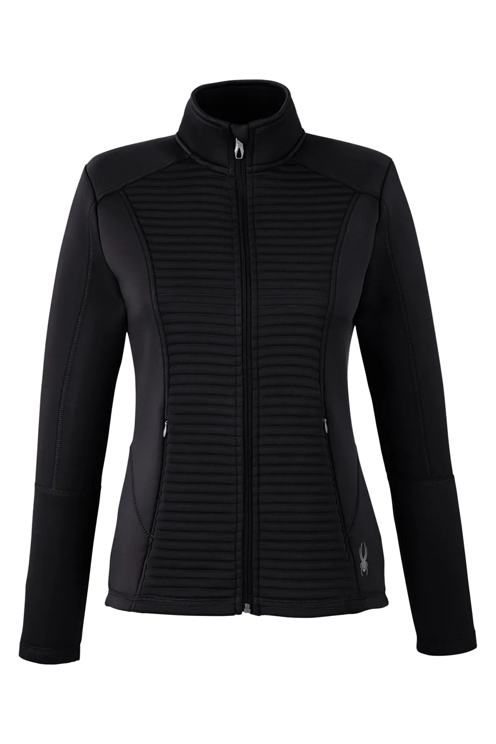 Spyder Womens Venom Full Zip Jacket - Black Clothing Spyder