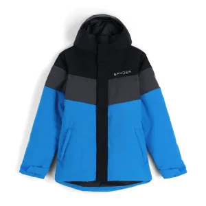 Spyder Youth Ward Insulated Ski Jacket Blue Spyder