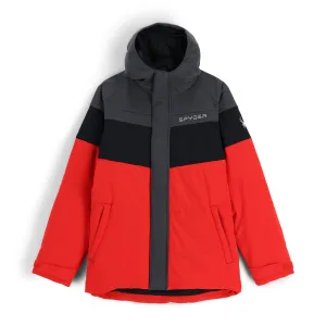 Spyder Youth Ward Insulated Ski Jacket Red Spyder
