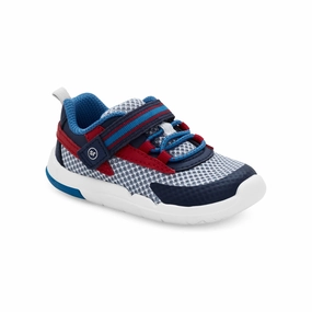 STRIDE RITE SRTECH IAN SNEAKER KIDS' MEDIUM AND WIDE - FINAL SALE! Stride Rite kids shoes with easy closure