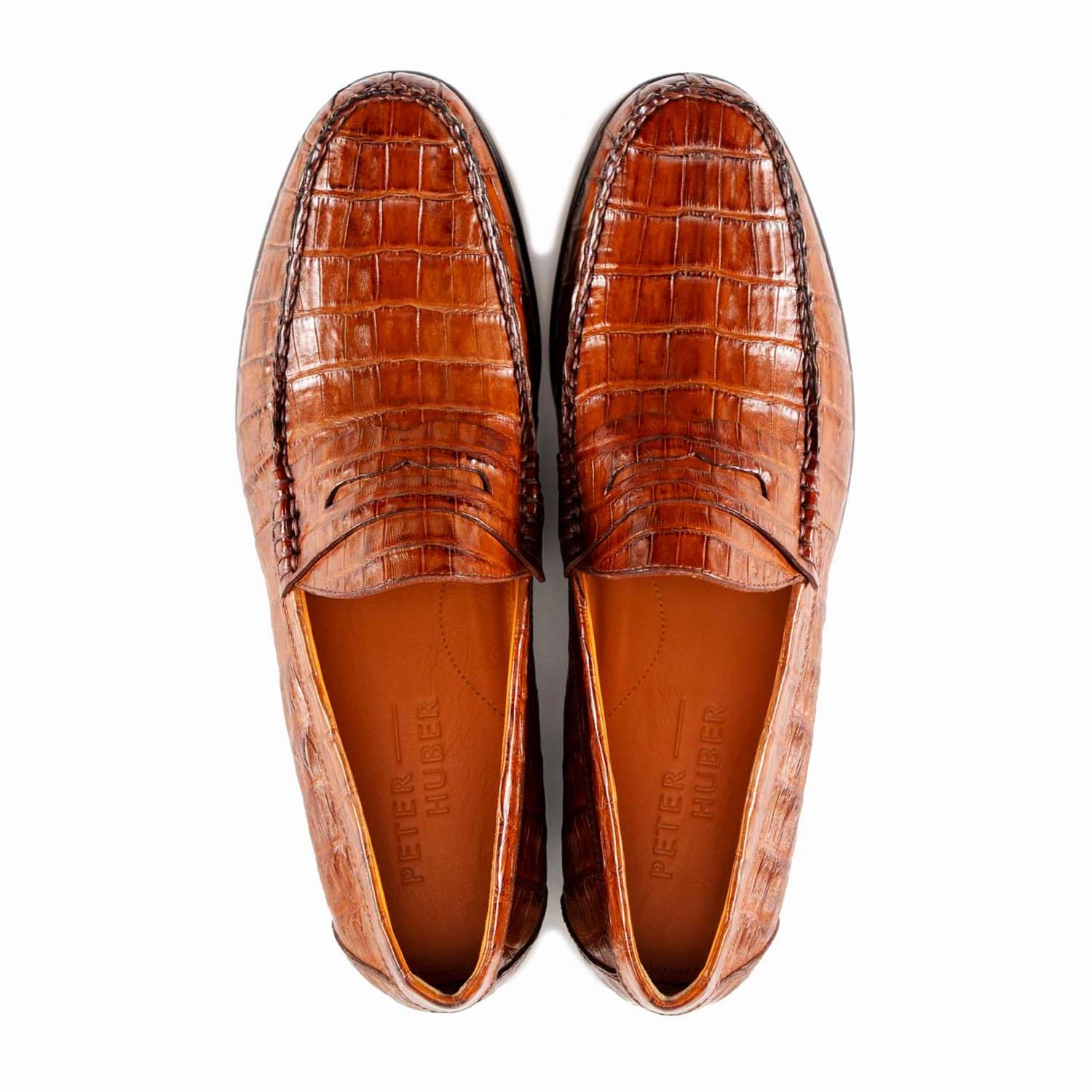 Texas Crocodile Penny Loafer Peter Huber luxury leather shoes