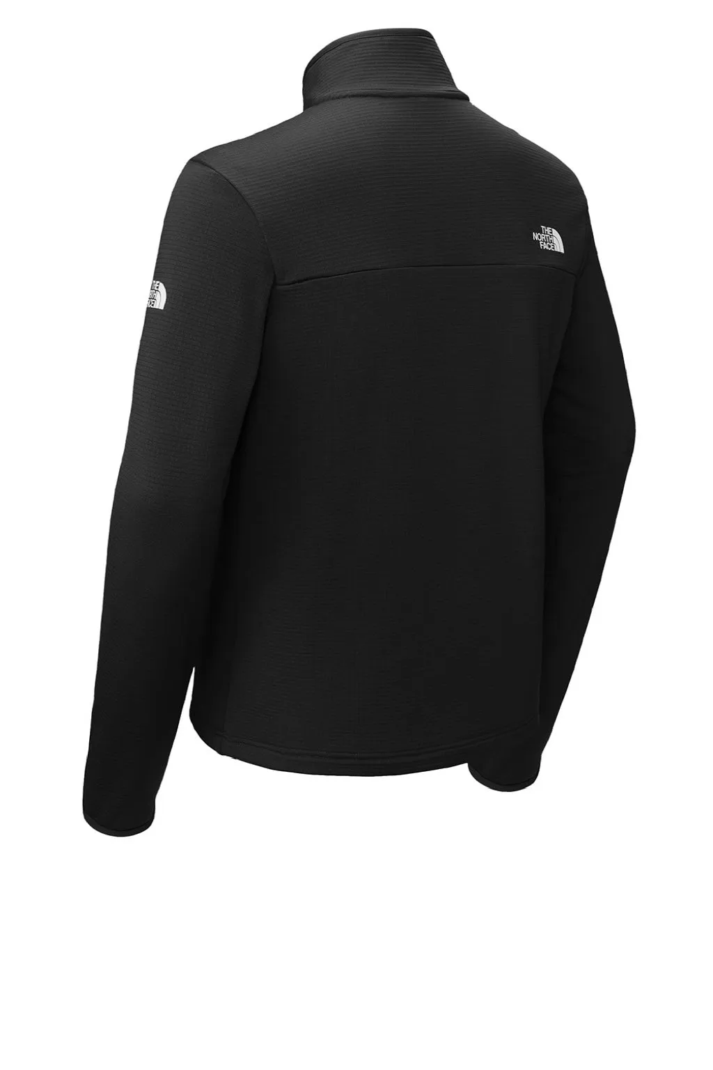 The North Face Mens Aim Fleece 1/4 Zip Sweatshirt - Black Clothing The-North-Face