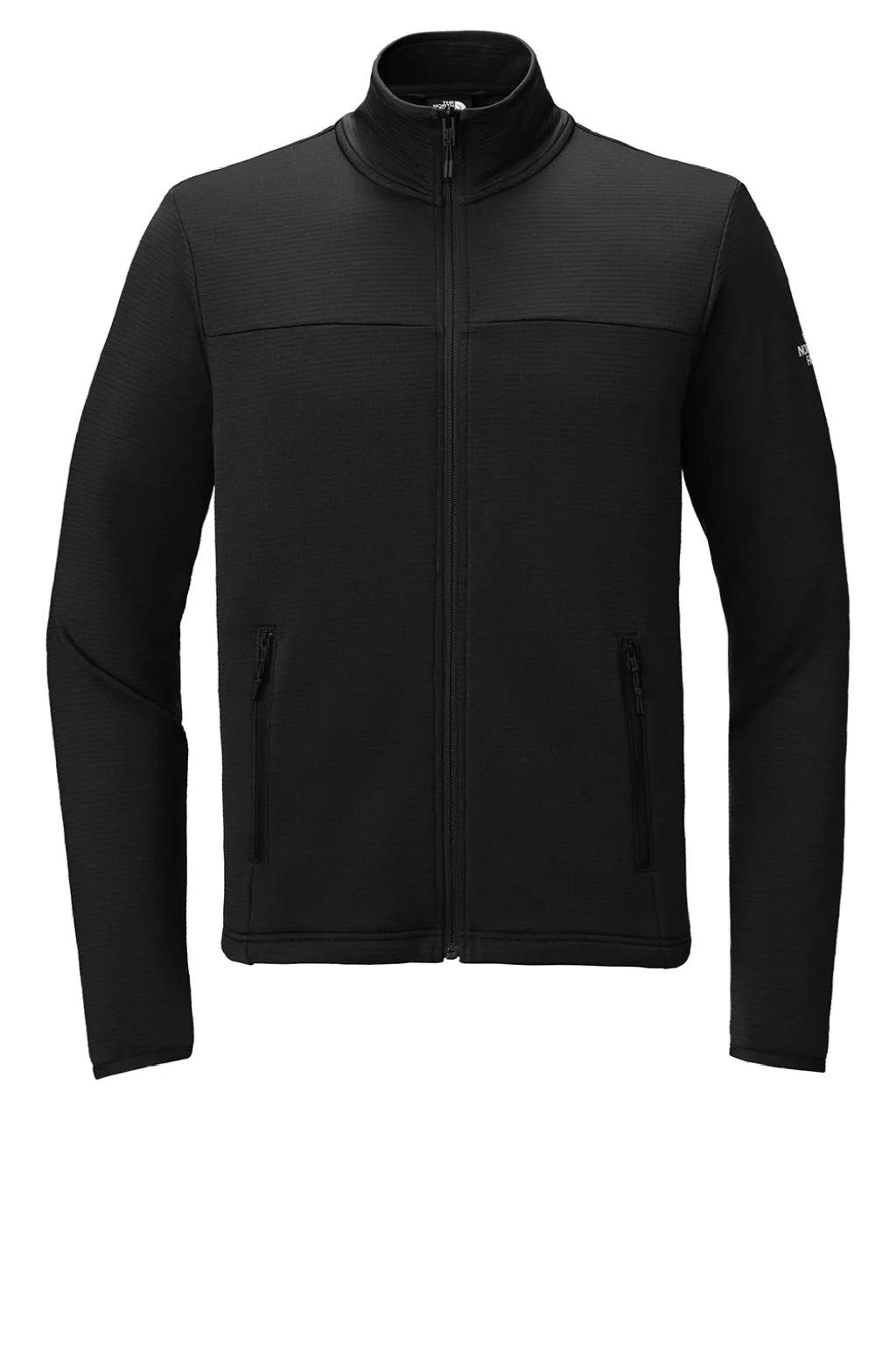 The North Face Mens Aim Fleece Full Zip Jacket - Black Clothing The-North-Face