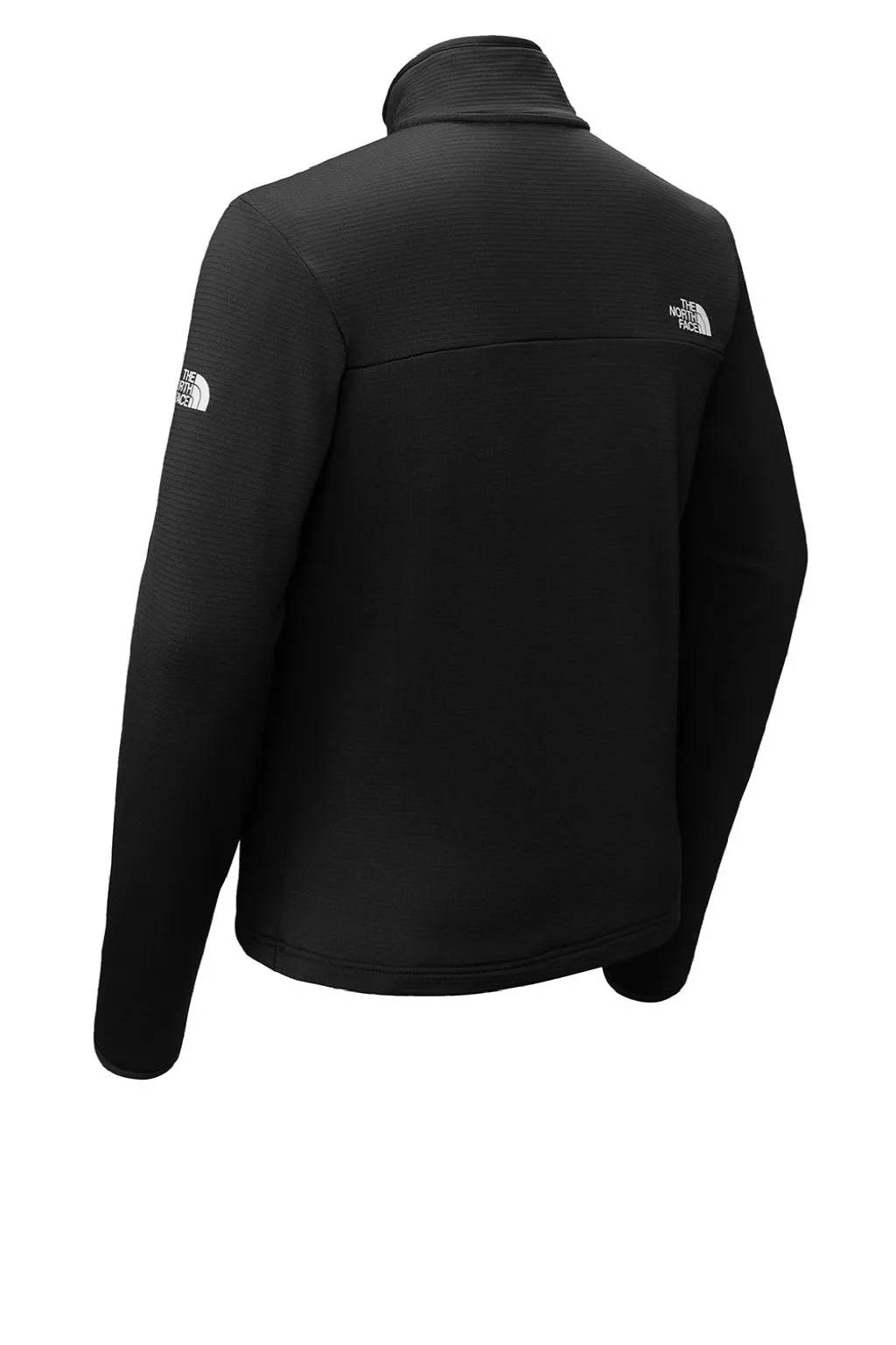 The North Face Mens Aim Fleece Full Zip Jacket - Black Clothing The-North-Face