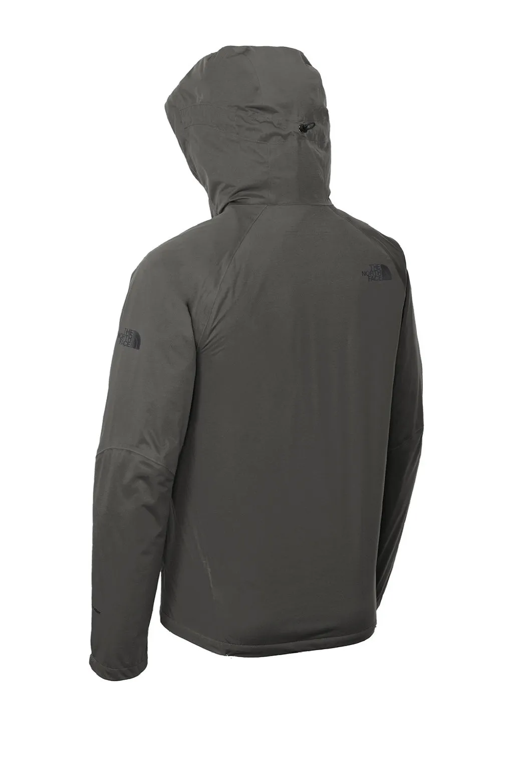 The North Face Mens All Weather DryVent Windproof & Waterproof Full Zip Hooded Jacket - Asphalt Grey Clothing The-North-Face
