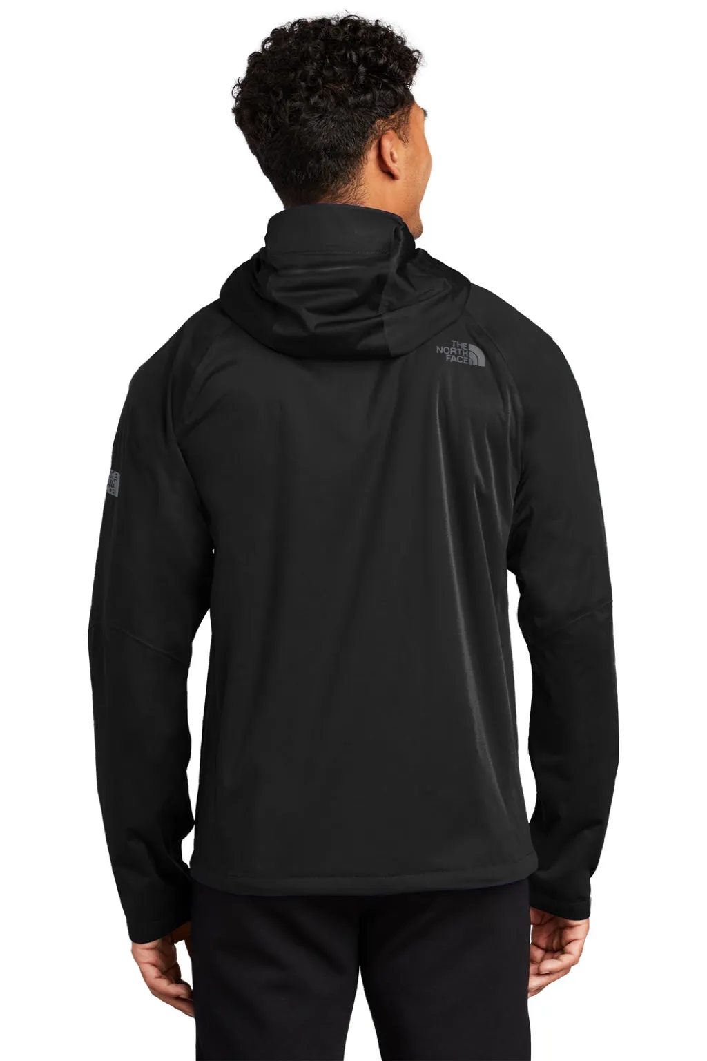The North Face Mens All Weather DryVent Windproof & Waterproof Full Zip Hooded Jacket - Black Clothing The-North-Face