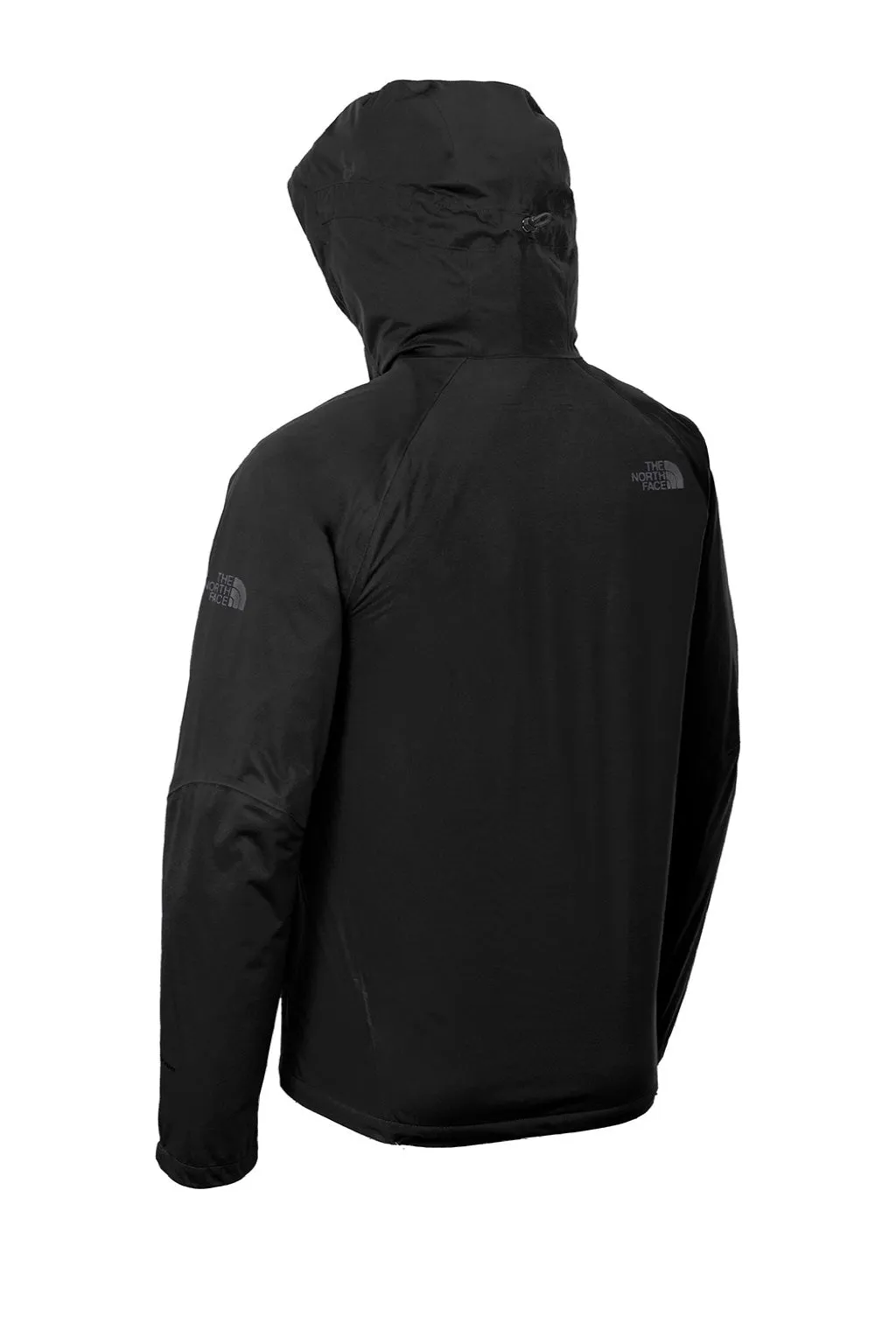 The North Face Mens All Weather DryVent Windproof & Waterproof Full Zip Hooded Jacket - Black Clothing The-North-Face