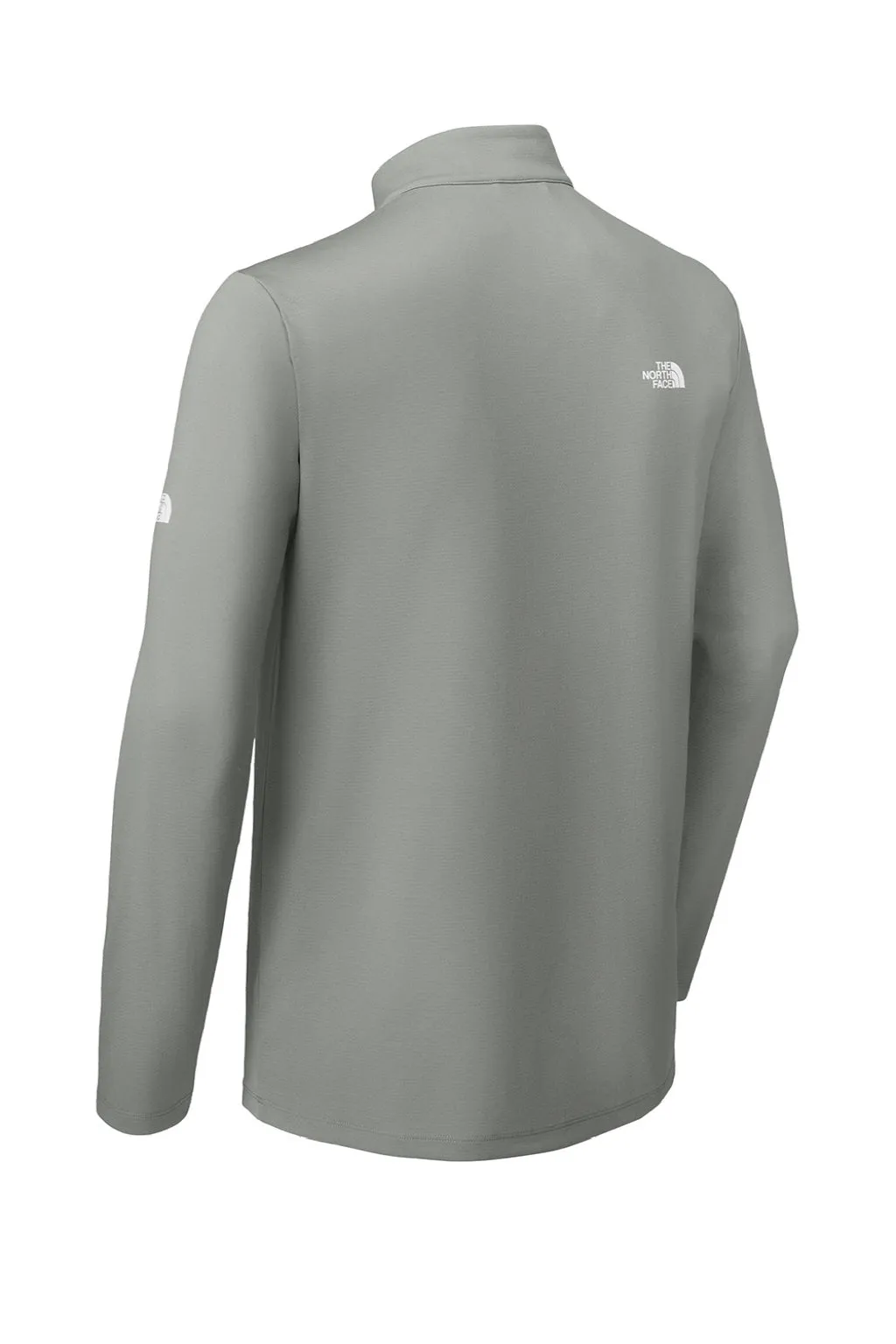 The North Face Mens Ambition Moisture Wicking 1/4 Zip Sweatshirt - Heather Meld Grey Clothing The-North-Face