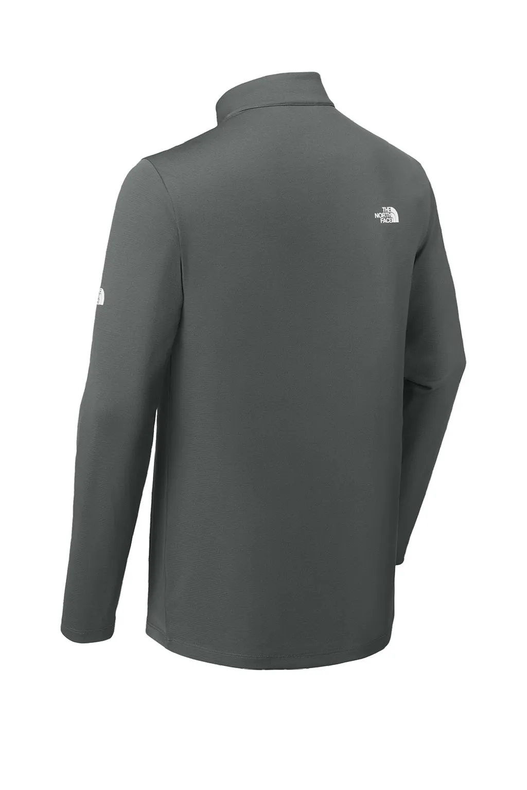 The North Face Mens Ambition Moisture Wicking 1/4 Zip Sweatshirt - Smoked Pearl Grey Clothing The-North-Face