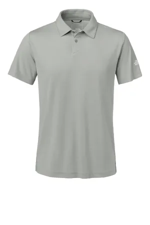 The North Face Mens Ambition Moisture Wicking Short Sleeve Polo Shirt - Heather Meld Grey Clothing The-North-Face