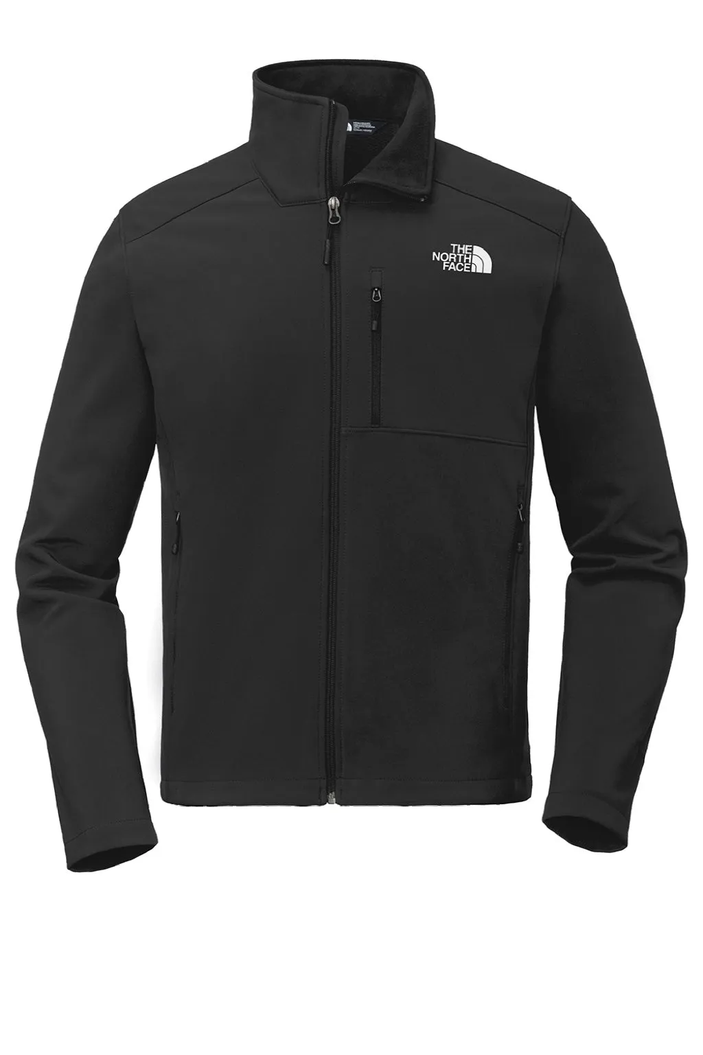 The North Face Mens Apex Barrier Wind & Water Resistant Full Zip Jacket - Black Clothing The-North-Face
