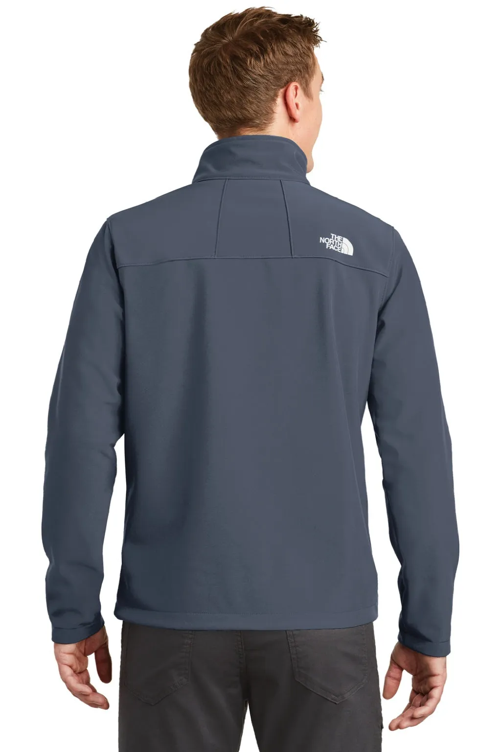 The North Face Mens Apex Barrier Wind & Water Resistant Full Zip Jacket - Urban Navy Blue Clothing The-North-Face