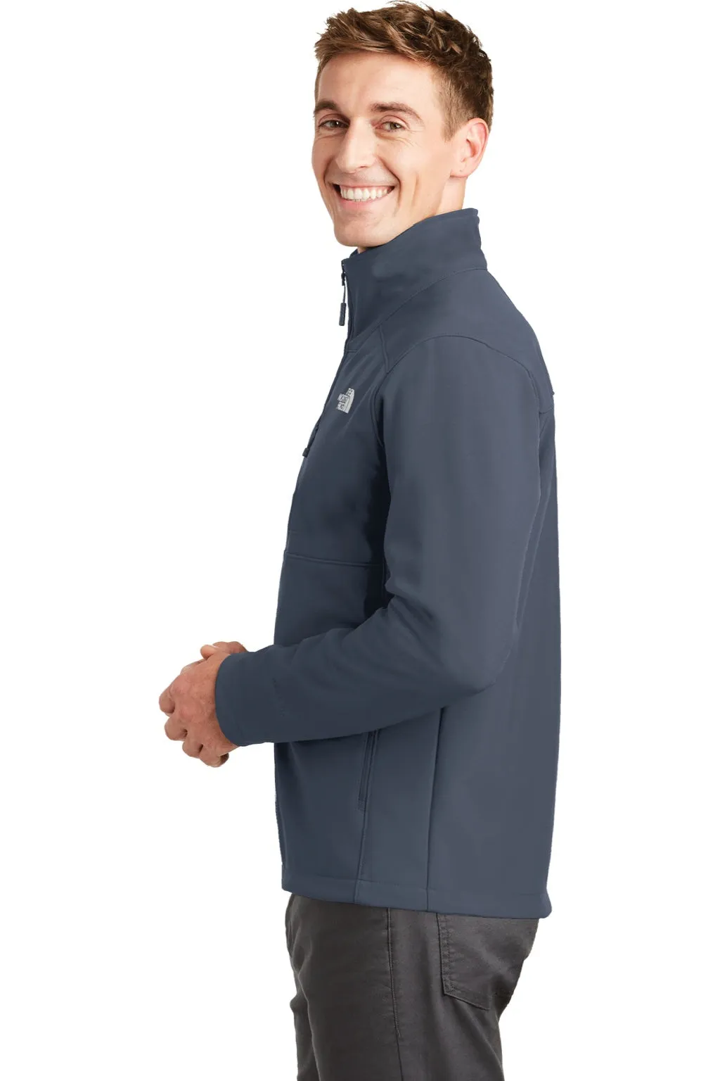 The North Face Mens Apex Barrier Wind & Water Resistant Full Zip Jacket - Urban Navy Blue Clothing The-North-Face