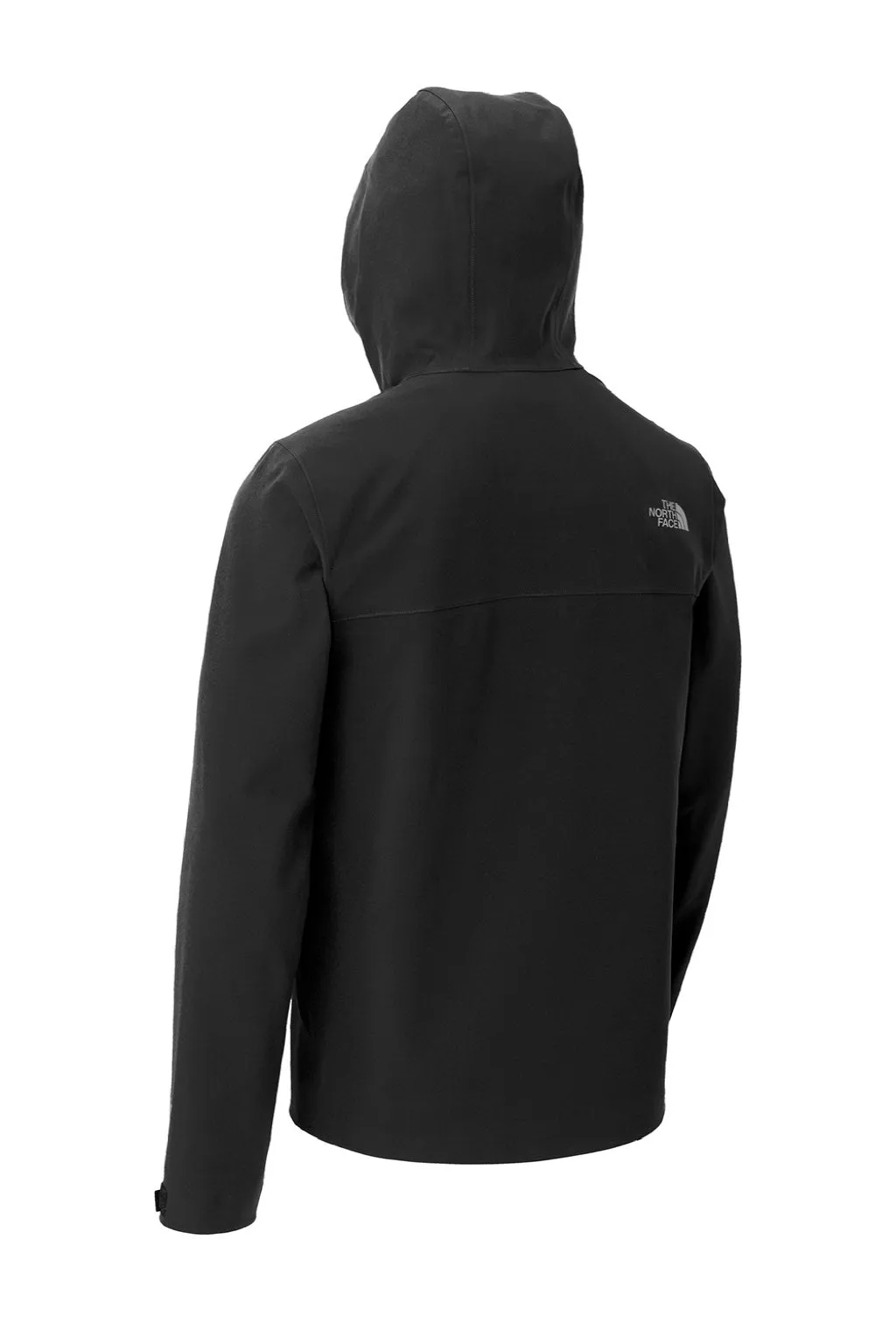 The North Face Mens Apex DryVent Windproof & Waterproof Full Zip Hooded Jacket - Black Clothing The-North-Face