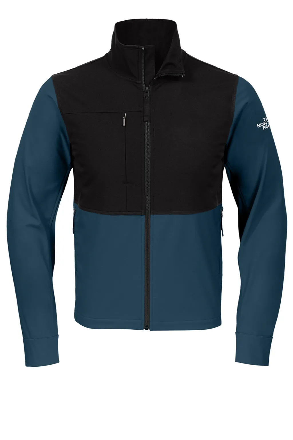 The North Face Mens Castle Rock Wind & Water Resistant Full Zip Jacket - Blue Wing Clothing The-North-Face