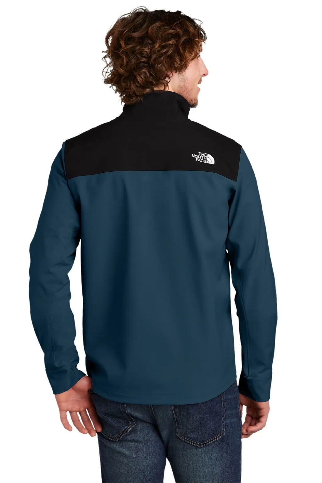 The North Face Mens Castle Rock Wind & Water Resistant Full Zip Jacket - Blue Wing Clothing The-North-Face