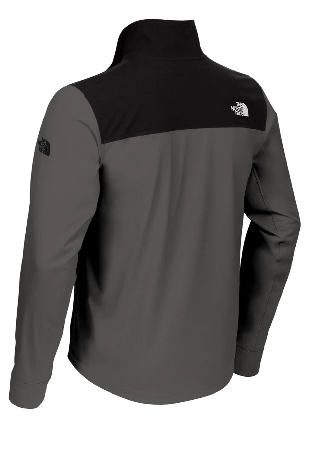 The North Face Mens Castle Rock Wind & Water Resistant Full Zip Jacket - Mid Grey Clothing The-North-Face