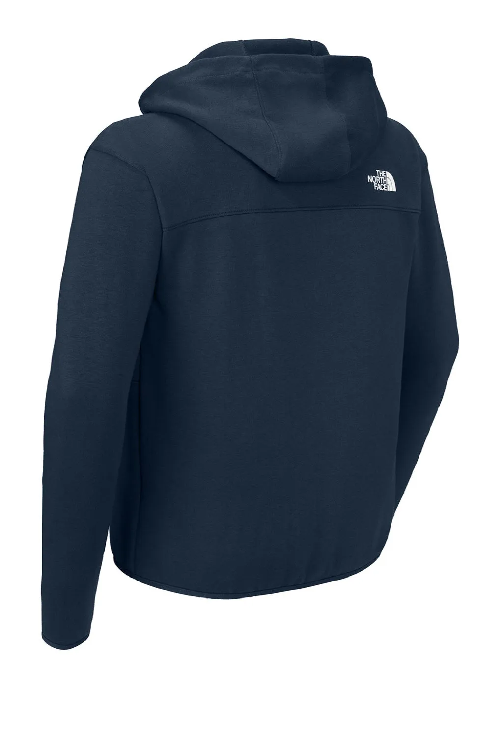 The North Face Mens Double Knit Full Zip Hooded Sweatshirt Hoodie w/ Pockets - Summit Navy Blue Clothing The-North-Face