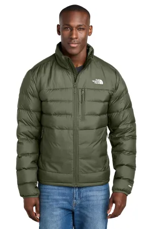 The North Face Mens Down Hybrid Water Resistant Full Zip Jacket - New Taupe Green Clothing The-North-Face