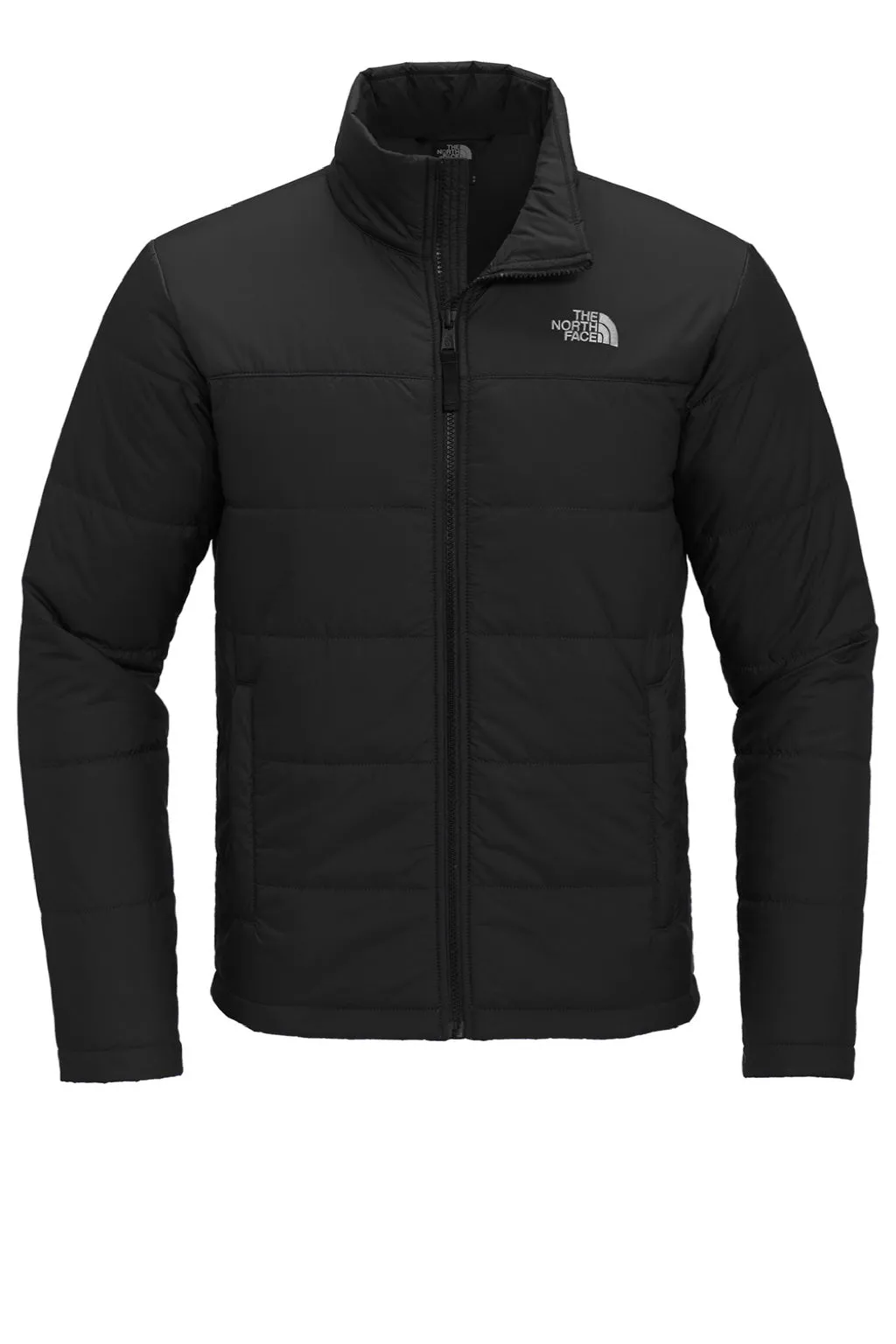 The North Face Mens Everyday Water Resistant Insulated Full Zip Jacket - Black Clothing The-North-Face