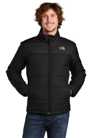 The North Face Mens Everyday Water Resistant Insulated Full Zip Jacket - Black Clothing The-North-Face