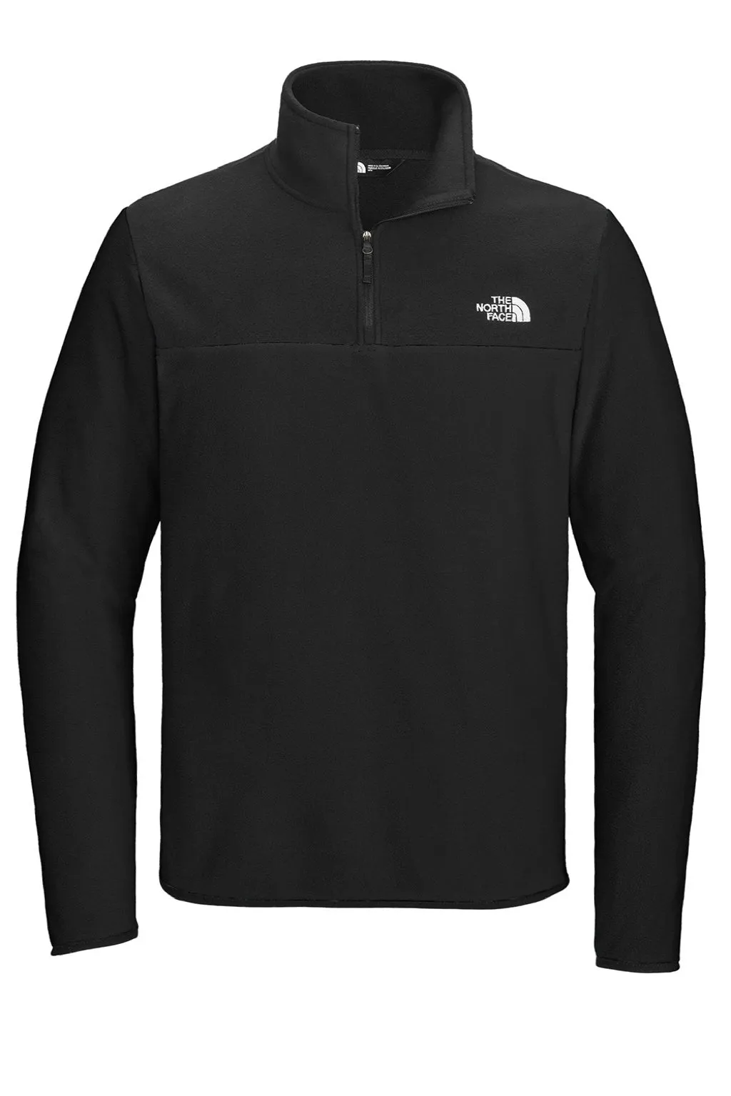 The North Face Mens Glacier Fleece 1/4 Zip Jacket - Black Clothing The-North-Face