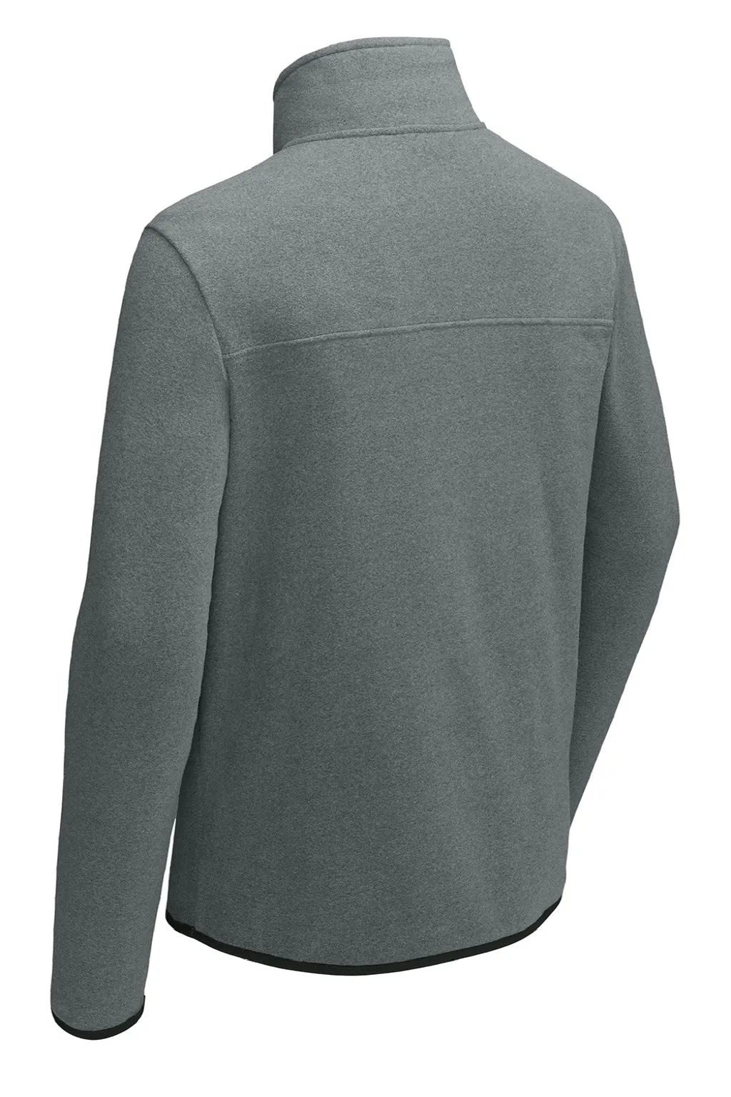 The North Face Mens Glacier Fleece 1/4 Zip Jacket - Heather Medium Grey Clothing The-North-Face