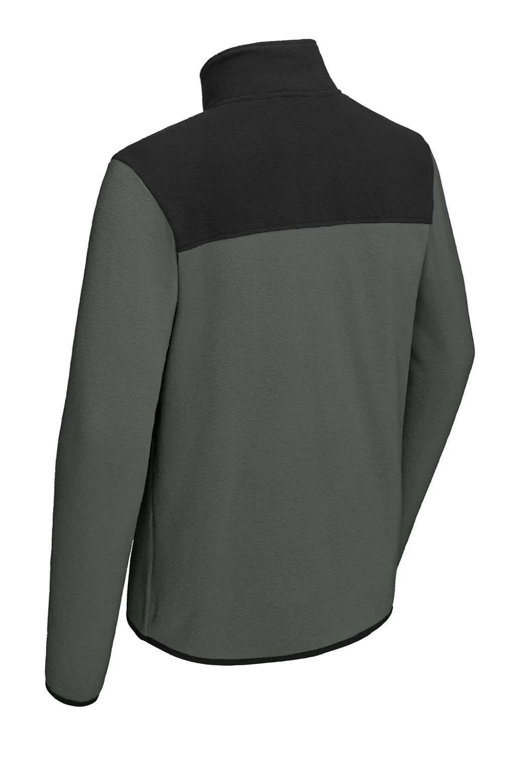 The North Face Mens Glacier Fleece Full Zip Jacket - Asphalt Grey/Black Clothing The-North-Face