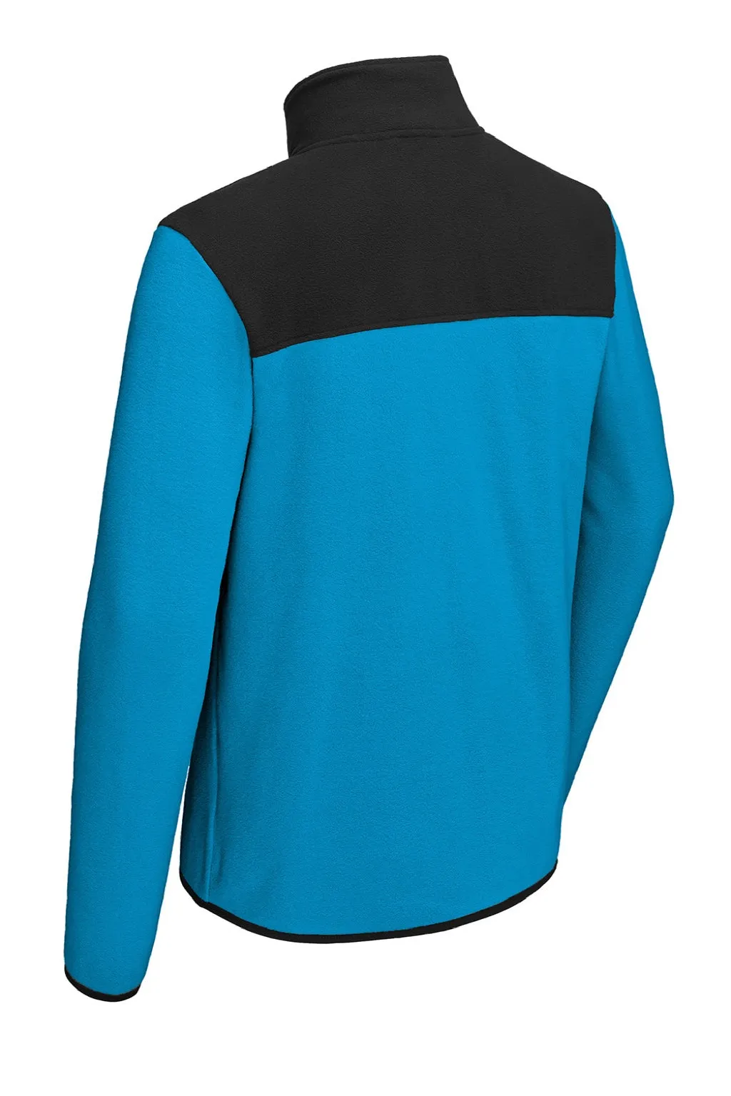 The North Face Mens Glacier Fleece Full Zip Jacket - Hero Blue/Black Clothing The-North-Face
