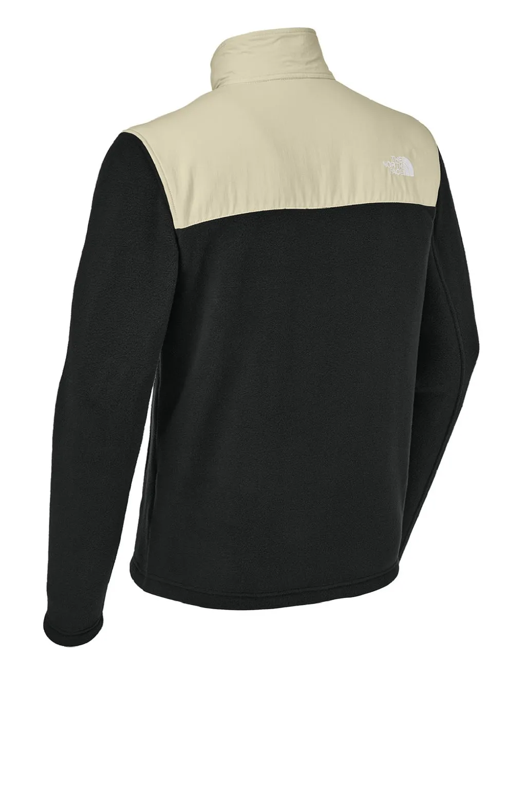The North Face Mens Highest Peak Fleece Full Zip Jacket - Black/Gravel Grey Clothing The-North-Face