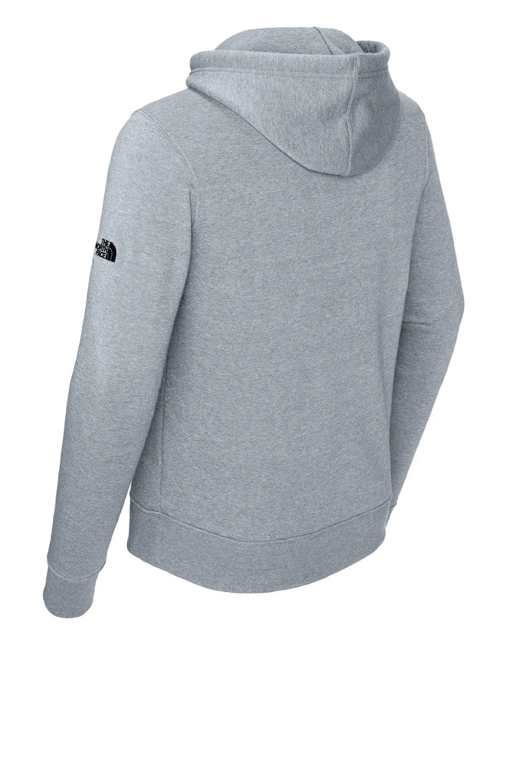 The North Face Mens Hooded Sweatshirt Hoodie w/ Pouch Pocket - Heather Light Grey Clothing The-North-Face