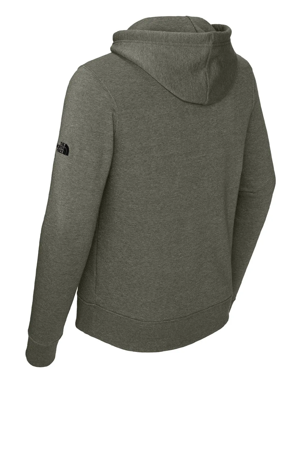 The North Face Mens Hooded Sweatshirt Hoodie w/ Pouch Pocket - Heather New Taupe Green Clothing The-North-Face