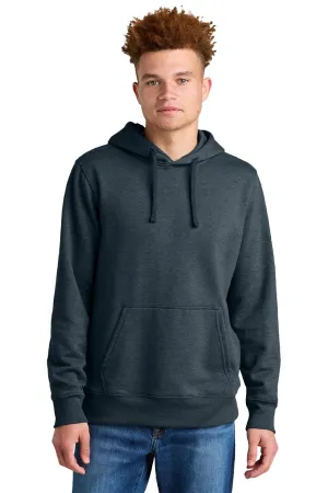 The North Face Mens Hooded Sweatshirt Hoodie w/ Pouch Pocket - Heather Urban Navy Blue Clothing The-North-Face