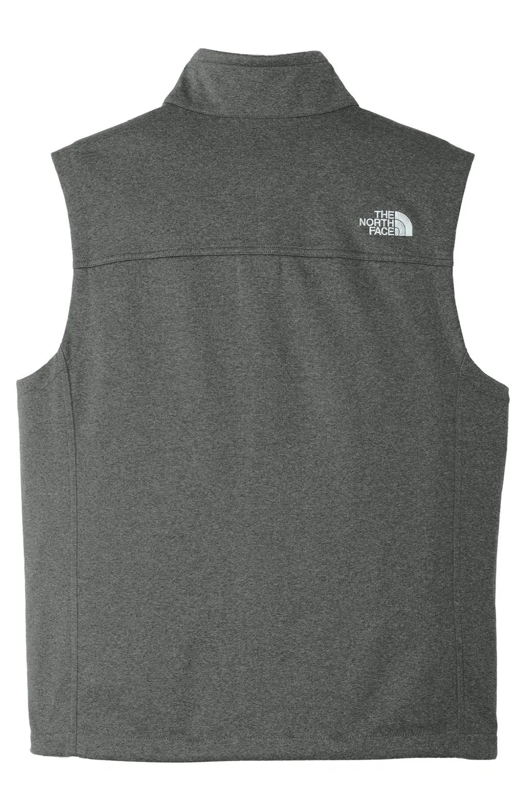 The North Face Mens Ridgeline Wind & Water Resistant Full Zip Vest - Heather Dark Grey Clothing The-North-Face