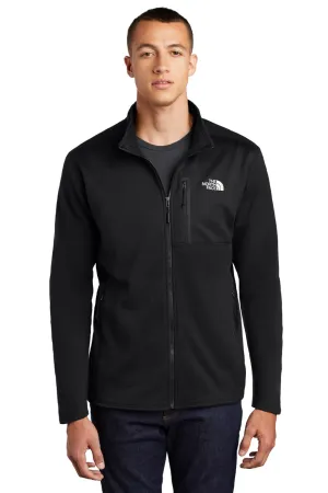 The North Face Mens Skyline Full Zip Fleece Jacket - Black Clothing The-North-Face