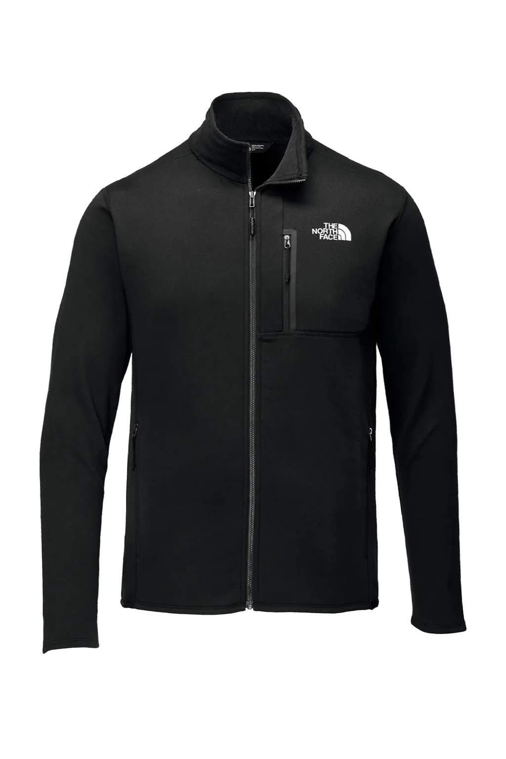 The North Face Mens Skyline Full Zip Fleece Jacket - Black Clothing The-North-Face