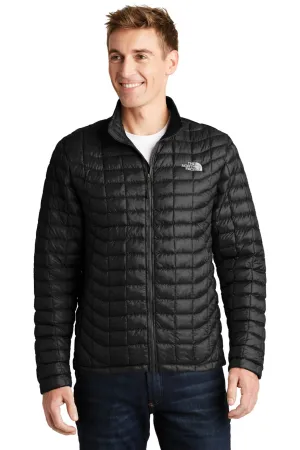 The North Face Mens ThermoBall Trekker Water Resistant Full Zip Jacket - Black Clothing The-North-Face