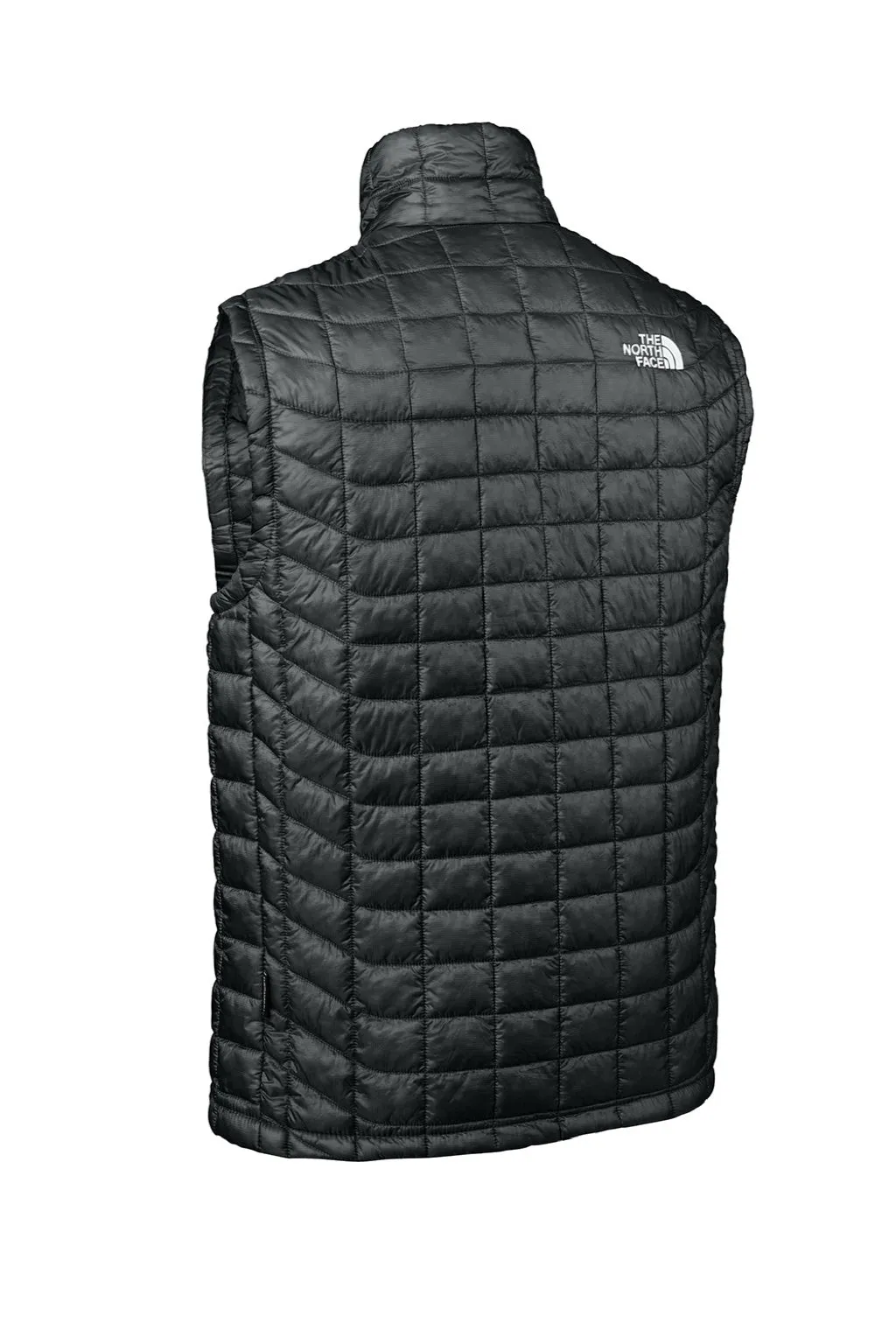 The North Face Mens ThermoBall Trekker Water Resistant Full Zip Vest - Black Clothing The-North-Face