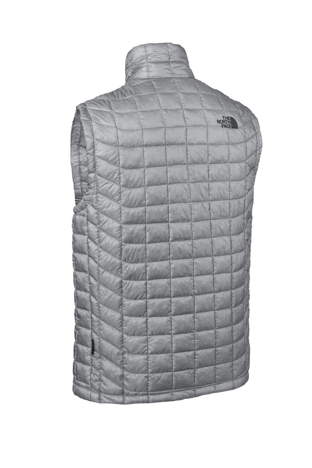 The North Face Mens ThermoBall Trekker Water Resistant Full Zip Vest - Mid Grey Clothing The-North-Face
