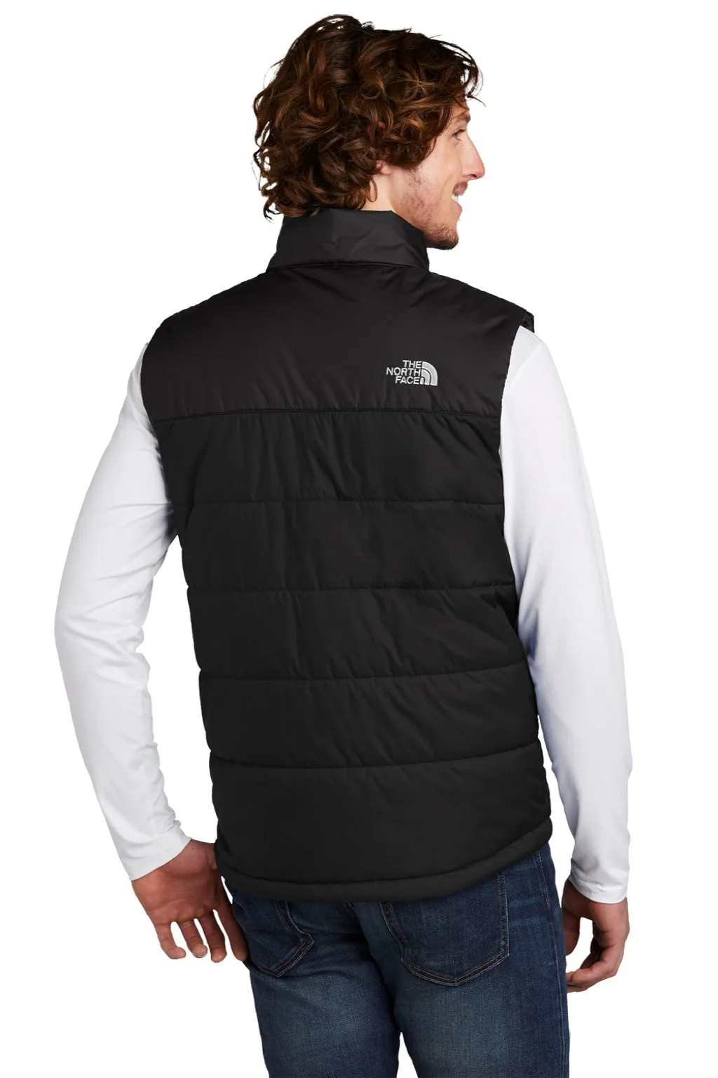 The North Face Mens Water Resistant Everyday Insulated Full Zip Vest - Black Clothing The-North-Face