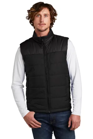 The North Face Mens Water Resistant Everyday Insulated Full Zip Vest - Black Clothing The-North-Face