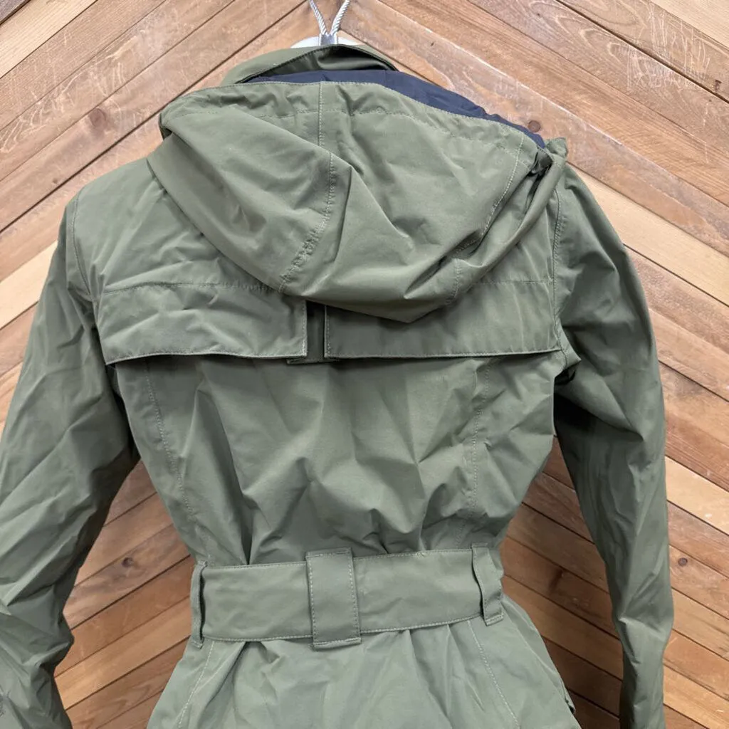 The North Face The North Face- Rain trench shell jacket- MSRP $160: Green -women-SM