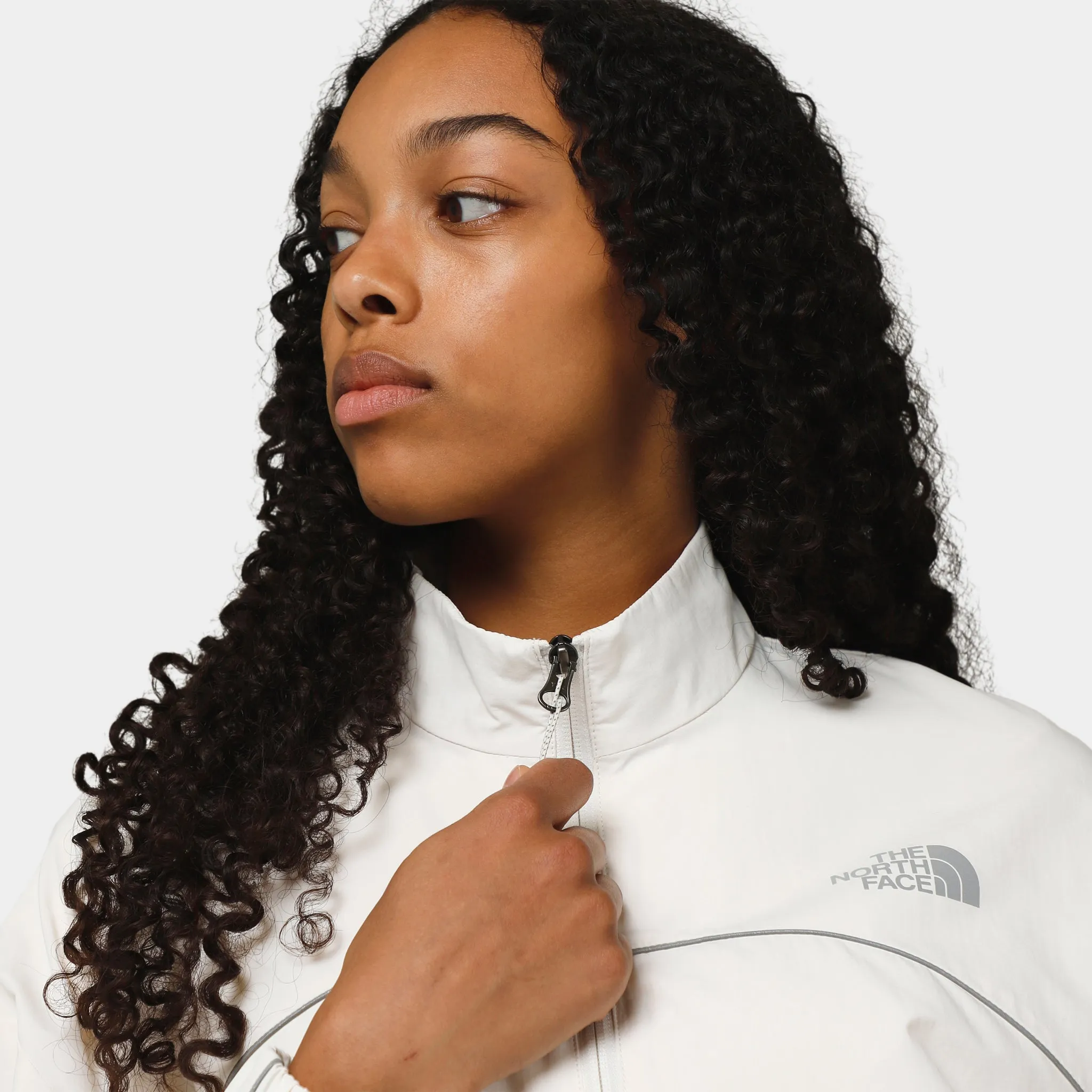 The North Face The North Face Women's Tek Piping Wind Jacket / Gardenia White