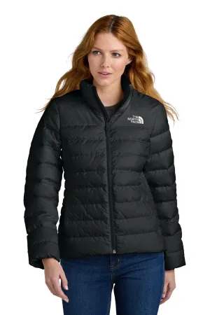 The North Face Womens Down Hybrid Water Resistant Full Zip Jacket - Black Clothing The-North-Face