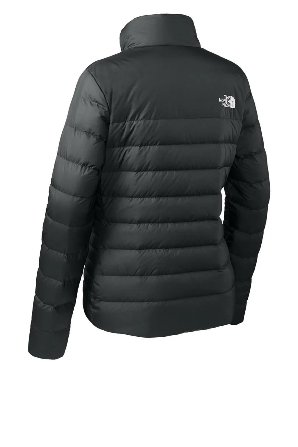 The North Face Womens Down Hybrid Water Resistant Full Zip Jacket - Black Clothing The-North-Face