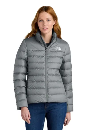 The North Face Womens Down Hybrid Water Resistant Full Zip Jacket - Heather Medium Grey Clothing The-North-Face