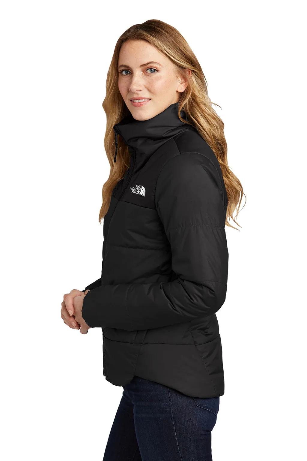 The North Face Womens Everyday Water Resistant Insulated Full Zip Jacket - Black Clothing The-North-Face