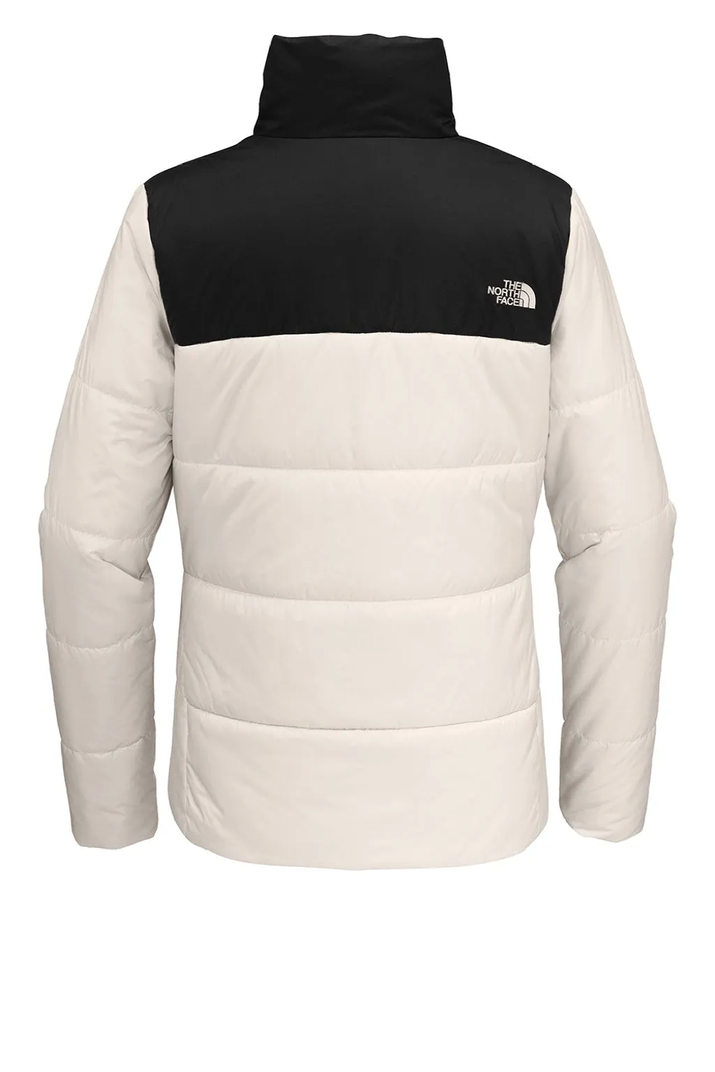 The North Face Womens Everyday Water Resistant Insulated Full Zip Jacket - Vintage White Clothing The-North-Face