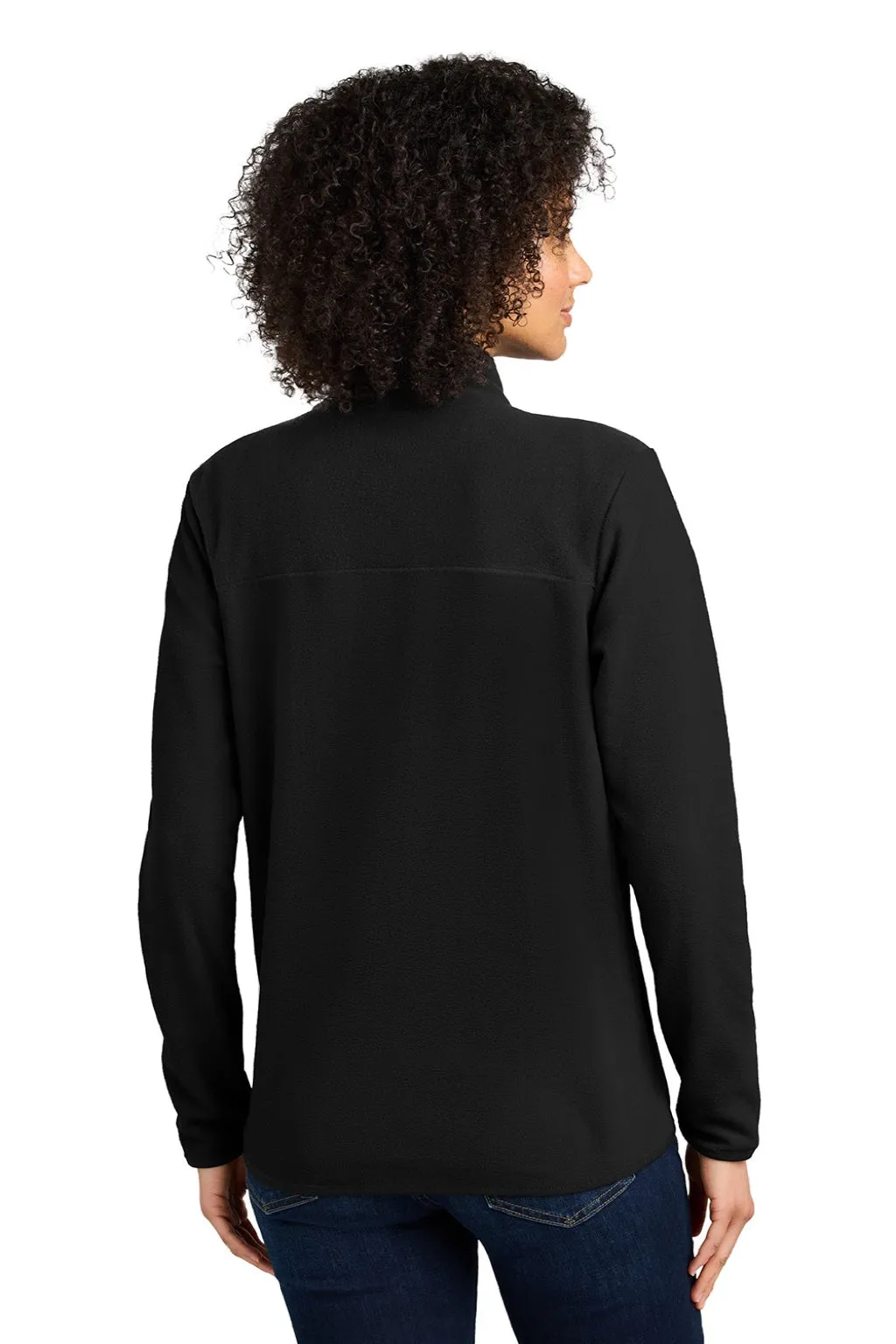 The North Face Womens Glacier Fleece Full Zip Jacket - Black Clothing The-North-Face