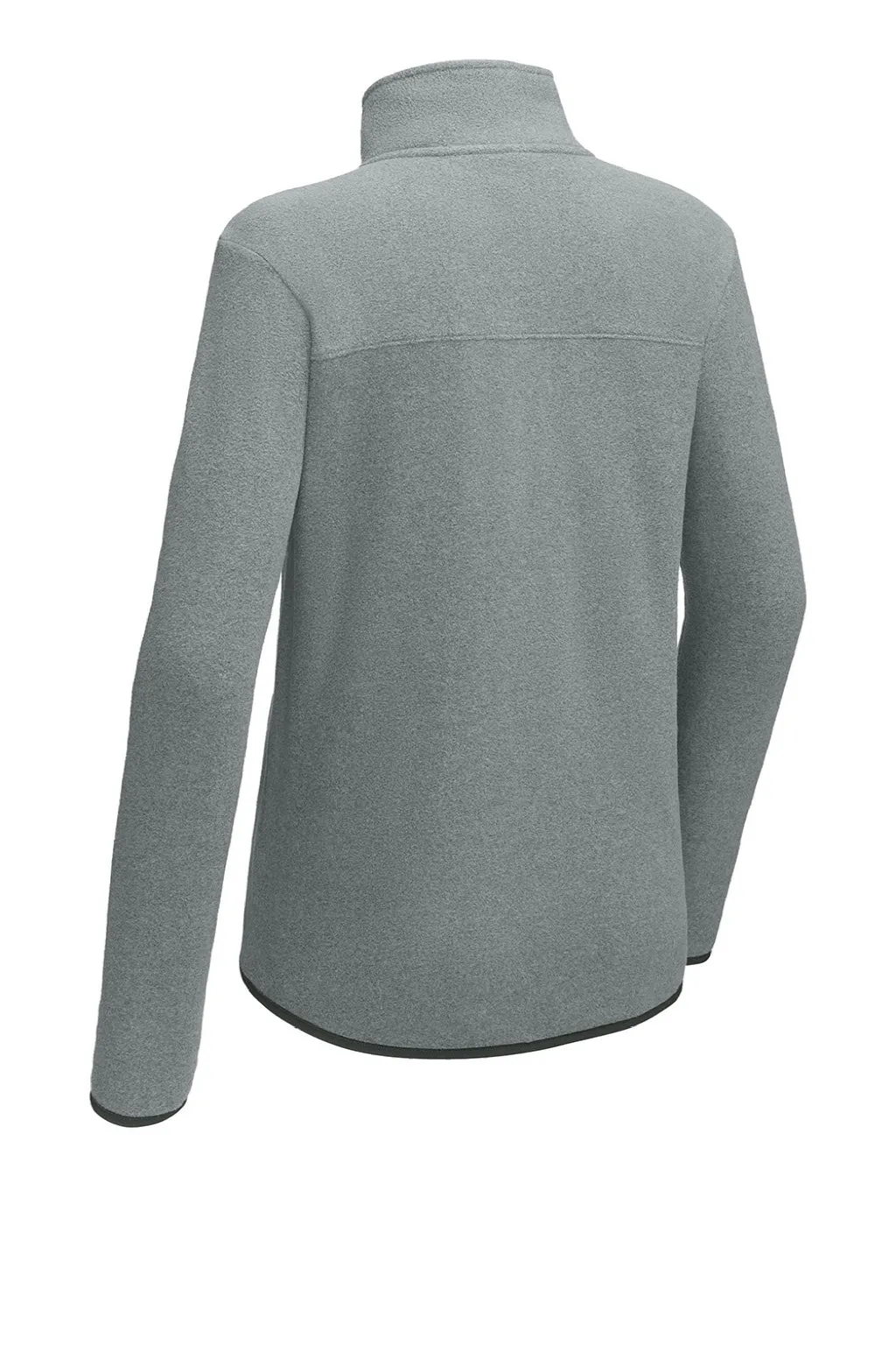 The North Face Womens Glacier Fleece Full Zip Jacket - Heather Medium Grey Clothing The-North-Face